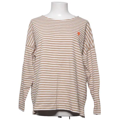 Long sleeve T-shirt (Brown, White) from Women's Collection by Tchibo Cotton