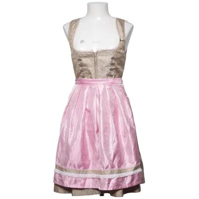 Dirndl (Pink, Beige, Hvid) fra Stockerpoint Bomuld, Polyester