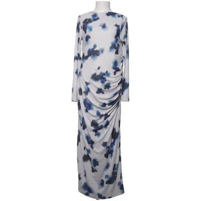 Maxi jurk (Grijs, Blauw, Meerkleurig) van Lindex Elastaan, Polyester