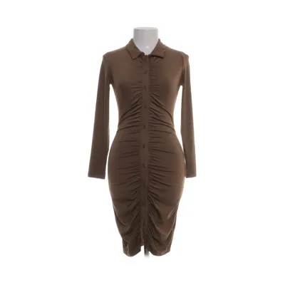 Shirt dress (Brown) from GiorGia Elastane, Polyester