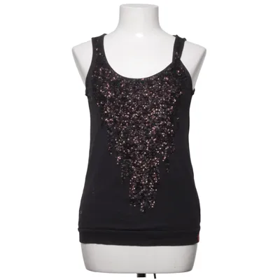 Tanktop  (Sort) fra EDC by ESPRIT Bomuld, Polyester, Viscose