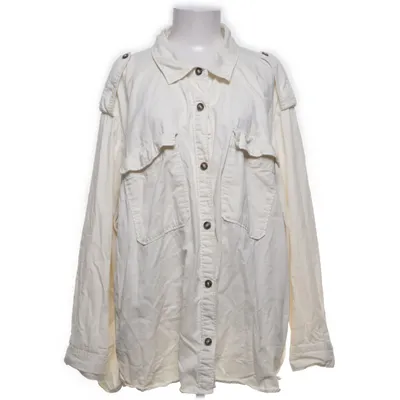 Denimjakke (Beige) fra H&M Bomuld