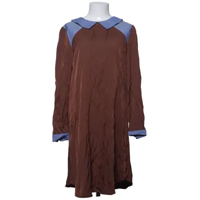 Kleid (Braun, Blau) von Mint & Berry Baumwolle