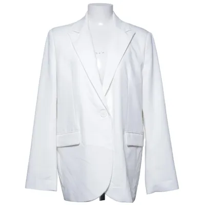 Blazer (Blanc) de Angelica Blick x NA-KD Élasthane, Polyester, Viscose