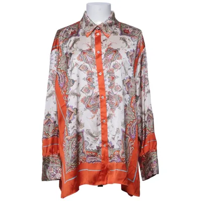 Bluse (Orange, Weiß, Mehrfarbig) von Zara