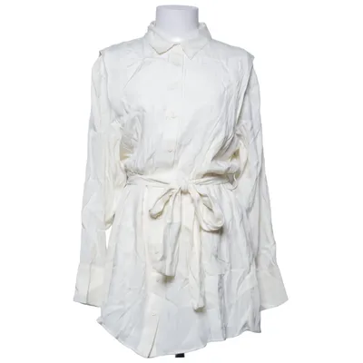 Skjortklänning (Beige) från Dilvin Basic Lyocell, Polyester, Viskos, Ull