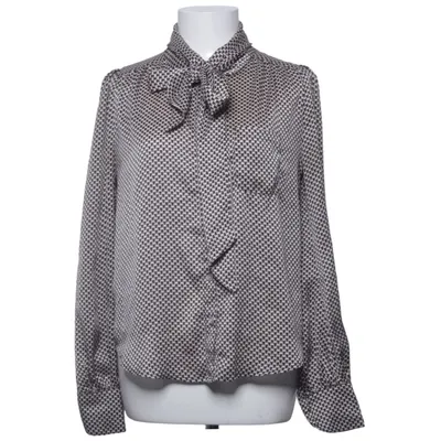 Blouse lavallière (Noir, Beige) de Ark & Co Polyester