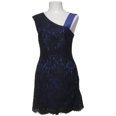 Robe de cocktail (Noir, Bleu) de Les Petites Coton, Élasthane, Polyamide, Polyester, Soie
