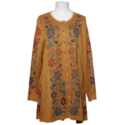 Kofta (Gul, Flerfärgad) från Gudrun Sjödén Linne, Ekologisk bomull, Återvunnen bomull