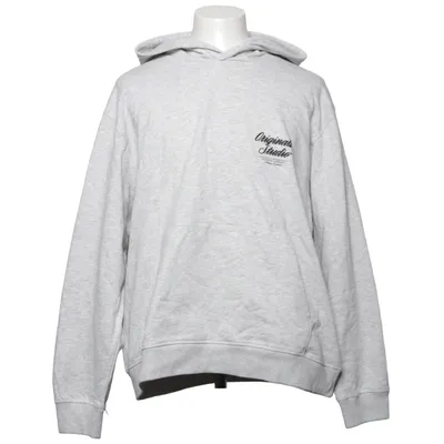 Huvtröja (Grå) från Originals by Jack & Jones Bomull, Återvunnen polyester