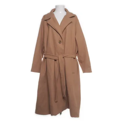Frakke (Beige) fra Moonshine Polyester, Uld