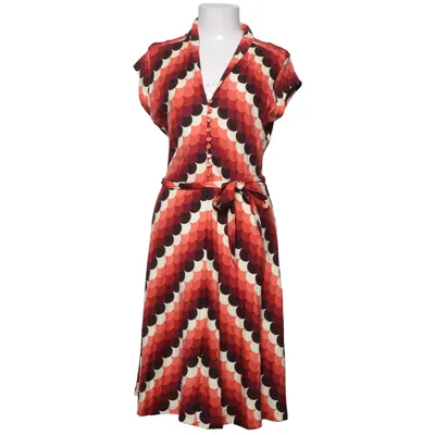 Robe (Rouge, Multicolore) de King Louie Élasthane, Viscose