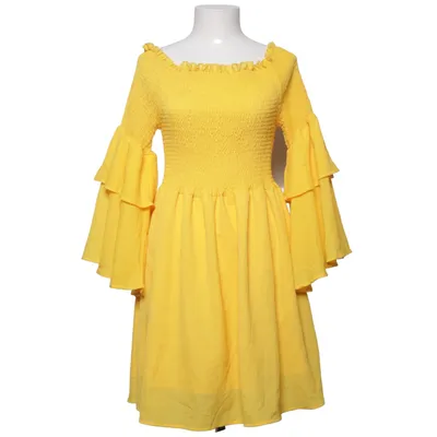 Dress (Yellow) from Shein Curve Cotton, Polyester