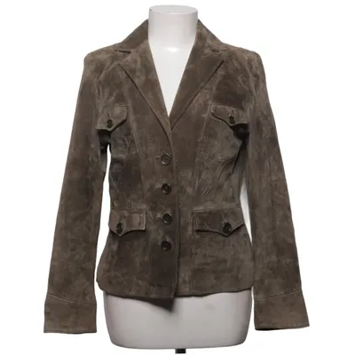 Leather blazer (Brown) from Jofama Leather