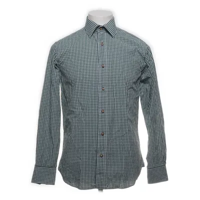 Buttondown-skjorta (Grön, Vit) från Tom Rusborg Bomull