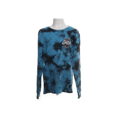 T-shirt à manches longues (Bleu, Noir) de Ghanda Coton