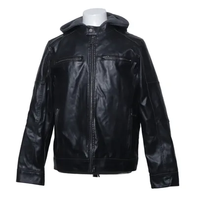 Jacket (Black, Gray) from Black Rivet Cotton, Polyester