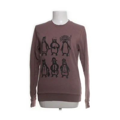 Collegetröja (Lila, Svart) från Stanley Stella Ekologisk bomull, Polyester