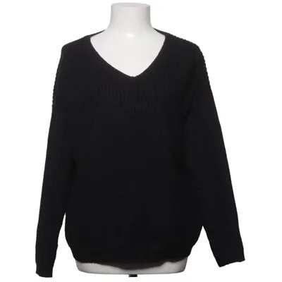 Pullover (Black) from Miss Line Acrylic, Polyamide, Wool