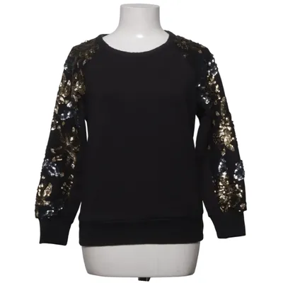 Sweatshirt (Zwart, Goud, Zilver) van Sisley Katoen, Elastaan, Polyamide, Polyester