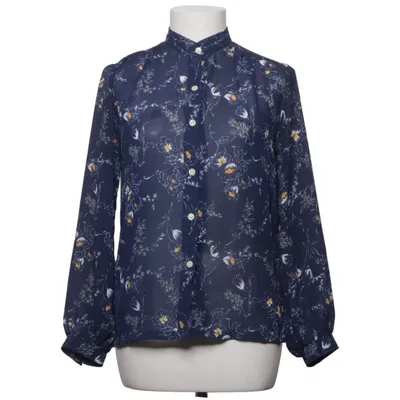 Blouse (Blue, Yellow, White) from Smiley Vintage