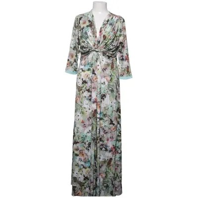 Maxikjole (Grøn, Flerfarvet) fra Ilse Jacobsen Hornbæk Elastan, Polyester, Viscose