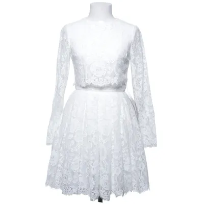 Jurk (Wit) van Asos Bridal Katoen, Polyamide, Polyester