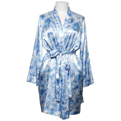 Robe de chambre (Bleu, Blanc) de Morgan Taylor Polyester