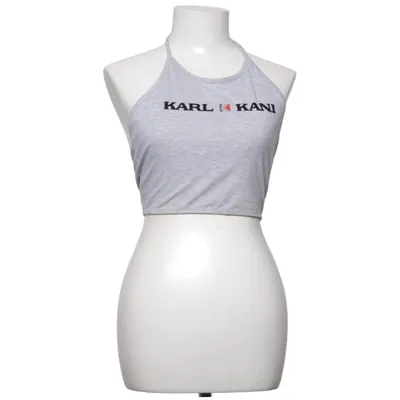 Halterneck top (Grå) fra Karl Kani Bomuld, Elastan, Polyester