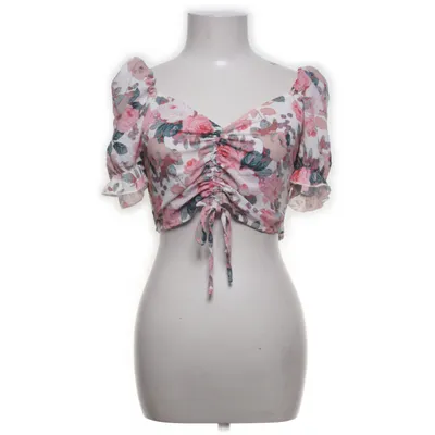 Crop top (Rose, Blanc, Multicolore) de Parisian Polyester