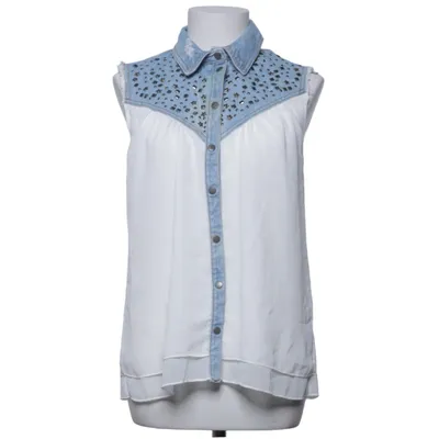 Blouse (Bleu, Blanc) de ONLY Weekend Wardrobe Coton, Polyester