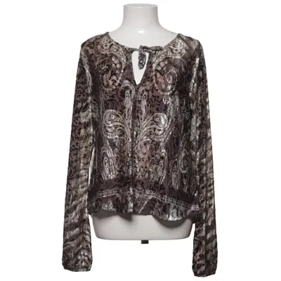 Blouse (Brown, Beige, Multicolored) from Branting Elastane, Polyamide, Polyester