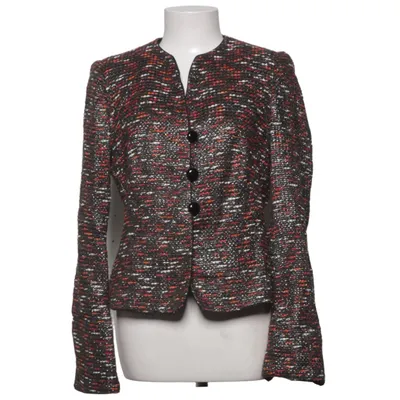 Blazer (Black, Multicolored) from Armani Collezioni Acrylic, Cotton, Polyamide, Polyester, Wool