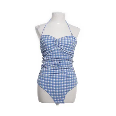Badpak (Blauw, Wit) van Ganni Elastaan, Polyamide, Polyester