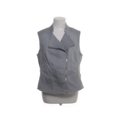 Biker gilet (Grijs) van GM Katoen, Elastaan, Polyester