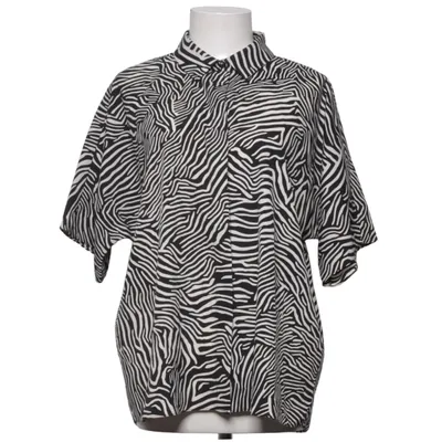Short sleeve shirt (Black, White) from Visual Clothing Project Polyester