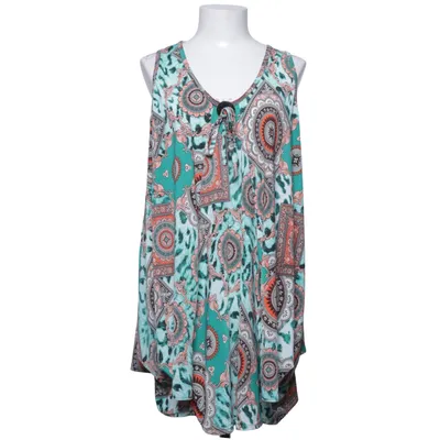 Dress (Green, Multicolored) from Leana Mode Polyester