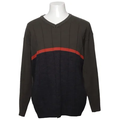 Sweater (Grå, Grøn, Orange) fra Henry Morell Akryl, Uld