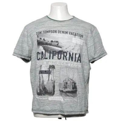 T-shirt (Grå) från Tom Tompson Bomull, Polyester