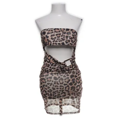 Dress (Brown, Black) from Missguided Elastane, Polyester