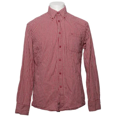 Buttondownskjorte (Rød, Hvid) fra Redwood Outdoor Sportswear Bomuld