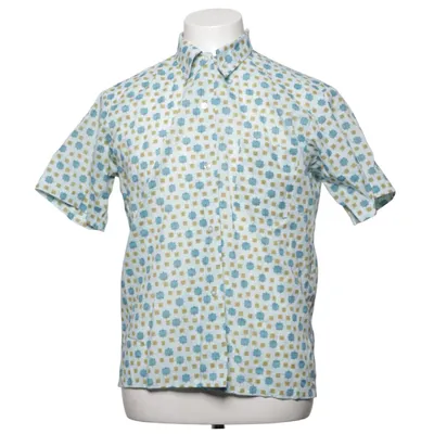 Kortärmad skjorta (Blå, Flerfärgad) från Lucerne Bomull, Polyester