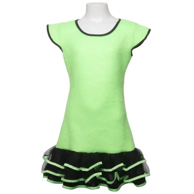 Jurk (Groen, Zwart) van Fries Polyester