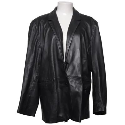 Blazer en cuir (Noir) de Human Scales Cuir, Polyester