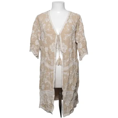 Ochtendjas (Beige, Wit) van Solitaire Viscose