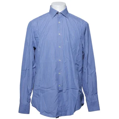 Chemise (Bleu, Blanc) de Luca D'Altieri