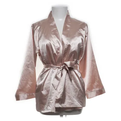 Wrap blouse (Beige) from H&N Elastane, Polyester