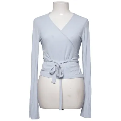 Cardigan cache-cœur (Bleu) de Gina Tricot