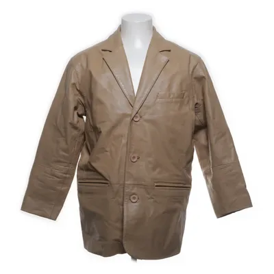 Leren blazer (Beige) van Upfront Leer, Polyester