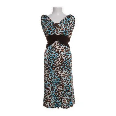 Kjole (Blå, Brun, Flerfarvet) fra Sarafia Polyester, Viscose, Elastan, Nylon, Bomuld